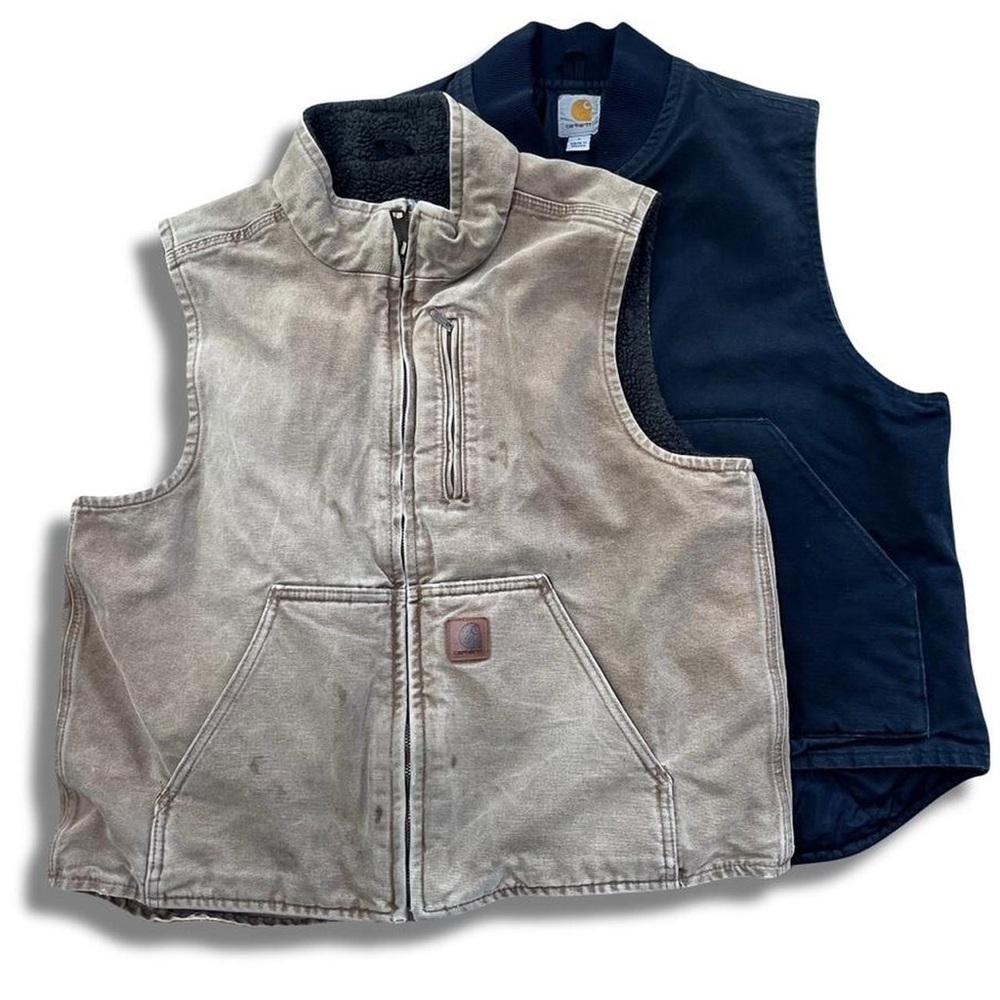 2 carhartt Jacket Vests in a bundle
